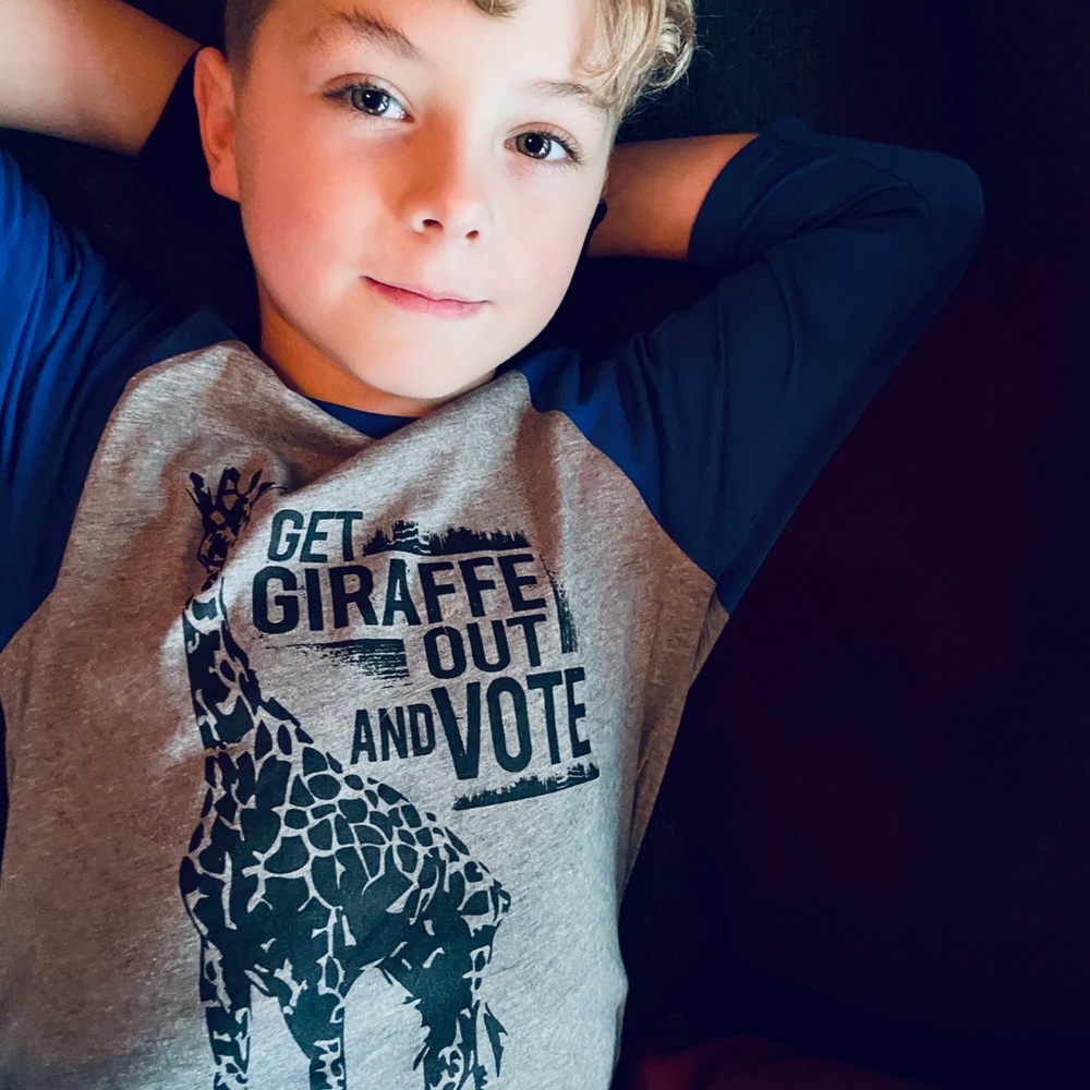 Little boys baseball shirt ! VOTE!